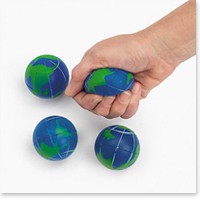 2 Inch Soft Squeeze Globes